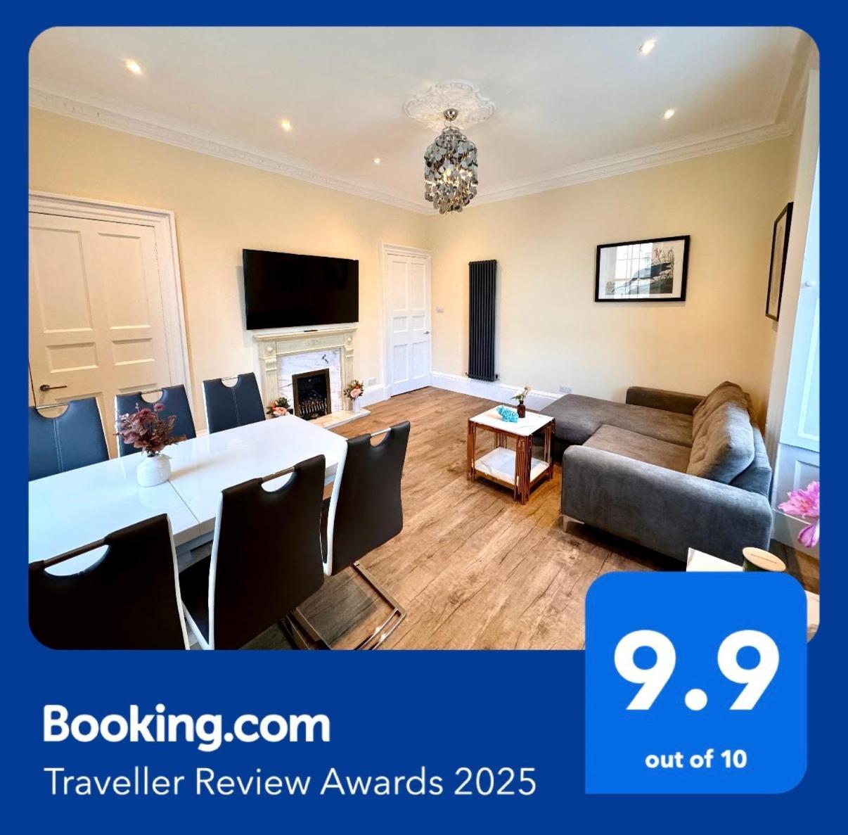 Georgian Luxury Apartment - Superfast Wifi - Parking Available エディンバラ エクステリア 写真